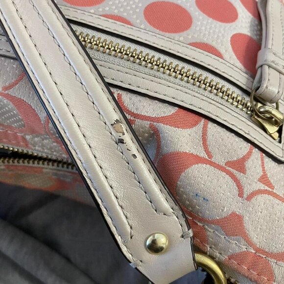 Coach Polkadot Shoulder Bag #22475 - Picture 8 of 10